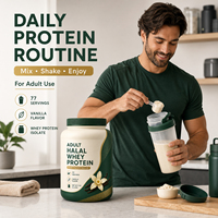 Offre Spéciale l'usine fournit de la poudre d'isolat de protéine de lactosérum halal pour adulte pour un gain musculaire rapide Exercices de fitness et gain de poids