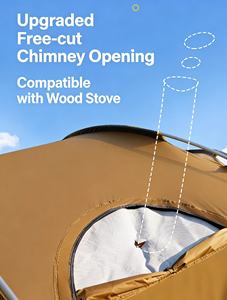 Tentes d'abri extérieures personnalisées, équipement de tente de <span class=keywords><strong>camping</strong></span> portable pour la famille - Product Image 5