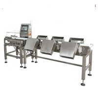 Machine de tri des écailles de poulet et de poisson entiers, personnalisation OEM, haute précision, acier inoxydable 304, précision de 0,2g-1g, écran couleur 10,1 pouces