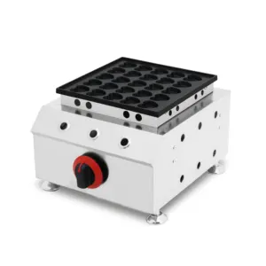 Machine de casse-croûte 25 trous muffins machine gaufrier fabricant mini poffertjes grill