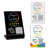 Özel Google Yorum Plakası NFC Dokunmatik Akrilik Standlı İşareti QR Kodlu İşletme Değerlendirme Hediye Etiketleri Kartı Salon Cafe Otel Mağaza Kartı İçin