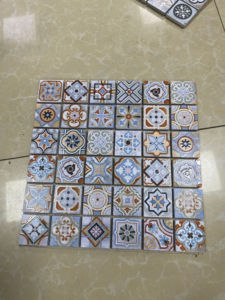 Mattonelle stampate a getto d'inchiostro Morroco in marmo a mosaico - Product Image 2