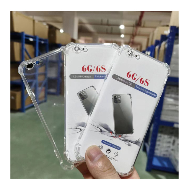 Wholesale Clear Phone Case for iphone 15 Pro Max Transparent Shockproof case for Iphone6 6plus 7/8plus
