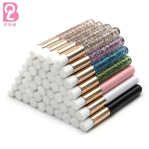 Beiqili Oem all'ingrosso Crystal Glitter Cleansing Brush Lip Nose pennelli per la pulizia del trucco del viso strumento per l'estensione delle ciglia per Wimper