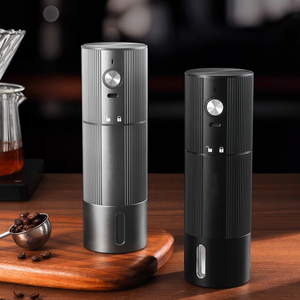 Aluminum Portable Usb Rechargeable Coffee Beans with Steel 420 Core W-318 Usb Coffee - Product Image 1