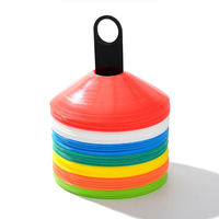 Groothandel plastic schijfmarkeringskegels, platte snelheids- en behendigheidstrainingkegels voor voetbal, basketbal en andere sporten.