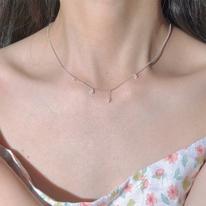 Teardrop Tassel Necklace For Women 2023 Trendy Clavicle Chain Light Luxury Accessory Party Jewelry - Product Image 1