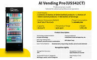 Haha Vending Smart Open-Front Design Paiement sans contact Reconnaissance visuelle Distributeur automatique AI 542 pro