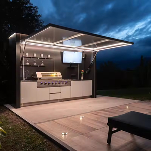 Mobili da <span class=keywords><strong>Cucina</strong></span> Professionali con Ante <span class=keywords><strong>in</strong></span> Vetro e Rivestimento <span class=keywords><strong>in</strong></span> <span class=keywords><strong>Formica</strong></span> - Product Image 3