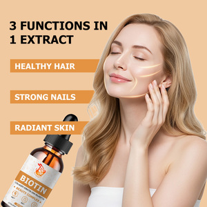 Suplemento de Belleza de Alta Potencia, Gotas Líquidas de Biotina para un Cabello Más Fuerte, Promueve la Salud de la Piel y las Uñas, Gotas de Queratina Hidrolizada - Product Image 5