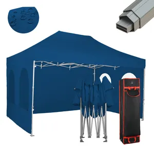 للبيع بالجملة خيمة وول مارت 10x15 مظلة جدران شبكية مخصصة مضادة للحريق خيمة مع سهولة الإعداد