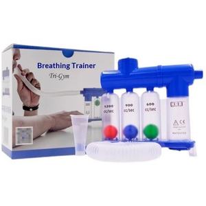 Alat Latihan Pernapasan Mesin Pulmoner Spirometer 3 Bola Rehabilitasi Meningkatkan Fungsi Paru-paru Pelatihan Pernapasan - Product Image 3