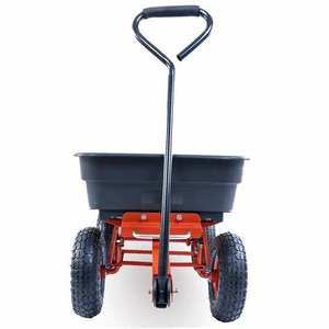 Easy Moving Cargo Truck Steel Frame <strong>Wheelbarrow</strong> with Four-Wheel Roll Container Utility Tralier Garden Dump Cart for Home Use - Product Image 4