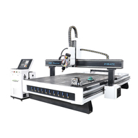 Kit de découpe CNC en bois MDF contreplaqué Igolden 2130 modèle 9KW 4 axes avec dispositif rotatif
