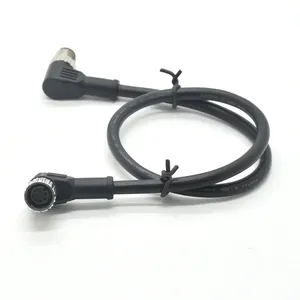 Connecteur M12 8 broches soudage industriel coudé électrique mâle femelle prise étanche connecteur de câble circulaire - Product Image 1