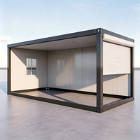Garage préfabriqué moderne SKYLINE à montage rapide, structure en acier modulaire, entrepôt de stockage, abri pour voiture, bâtiment