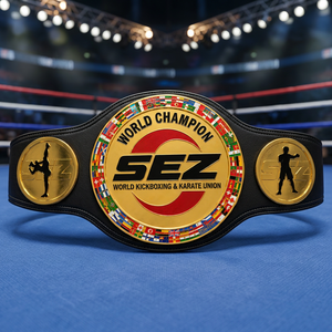 Cinturón de Boxeo Personalizado con Logotipo de Campeonato, Duradero y Cómodo, Grosor de 3/2 cm, Cinturón de Entrenamiento de Artes Marciales, Suave, Unisex para Adultos - Product Image 3