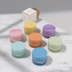 Pot en verre cosmétique vide personnalisé pour crème visage, yeux et corps, 30g, 50g, 100g, violet, bleu, rose - Product Image 2