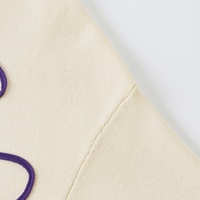 Fabricantes de ropa de diseñador de alta calidad personalizado al por mayor adornado bordado nombre suéter mujeres