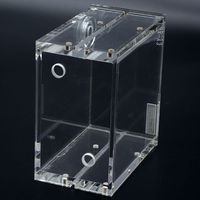 Transparent Acrylique Réservoir D'eau Double Lecteur Optique Ordinateur refroidisseur D'eau Réservoir D'eau Industrielle
