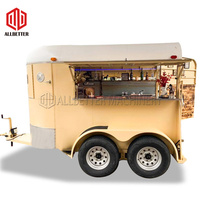 Remorque alimentaire Mobile multifonctionnelle, boîte à cheval, remorque de restauration rapide, chariot de Hot-Dog Mobile, taille personnalisée, à vendre, camion cheval