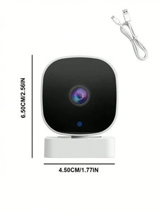 Caméra WiFi <span class=keywords><strong>K7</strong></span> pour la maison, surveillance intérieure des animaux domestiques et des bébés avec vision nocturne, alerte de mouvement, caméra de sécurité CCTV - Product Image 6