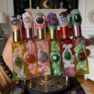 Botella <span class=keywords><strong>de</strong></span> <span class=keywords><strong>vidrio</strong></span> al por mayor <span class=keywords><strong>con</strong></span> soporte OEM/ODM, frasco mágico <span class=keywords><strong>con</strong></span> cristales <span class=keywords><strong>de</strong></span> piedras preciosas naturales para decoración <span class=keywords><strong>de</strong></span> altares y sanación energética - Product Image 1