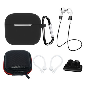 Wireless <strong>Earphone</strong> Accessories Cover Anti Lost Strap Clip Zipper <strong>Bag</strong> Storage Hook Silicone Protective Case for 3 Multi - Product Image 3