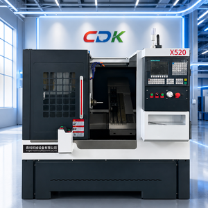 ราคาโรงงาน เครื่องกลึงแบบเตียงเอียง X520 สำหรับงานกลึงชิ้นส่วน - Product Image 1