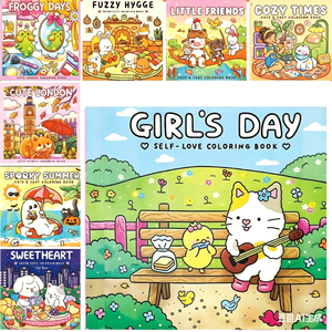 Impression de livres de coloriage personnalisés OEM, illustrations personnalisées pour enfants <span class=keywords><strong>et</strong></span> adultes, reliure parfaite, impression offset, pelliculage. - Product Image 1