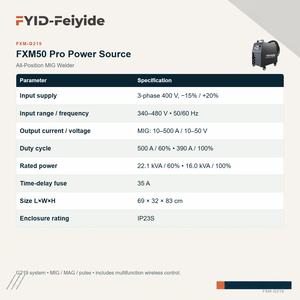 Máquina de Soldadura Orbital de Tipo Cadena FYID FXM-G219 DC MIG, Nueva, 400V 500A, para Soldadura de Tuberías Fijas - Product Image 4