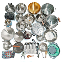 Pedagang Grosir Peralatan Restoran, Peralatan Masak Stainless Steel Triple Fondo, Produsen Panci Cina B2B
