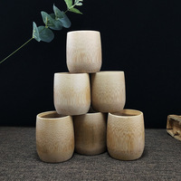 Gobelet à vin en fibre de bambou biodégradable, réutilisable, personnalisé avec logo, respectueux de l'environnement, fait à la main, gobelet à thé en bambou