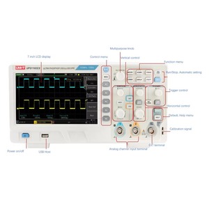 Osciloscopio de Fósforo 4 en 1 UNI-T UPO1102CS, 2 Canales, 100M, 1GSa, Analizador de Espectro/Protocolo, Función de Multímetro - Product Image 4