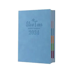 Fabriek Directe Verkoop 2023/2024 Nieuwe A5a4b5 Map Kalender Paperback Spoel Losbladige Notitieblok