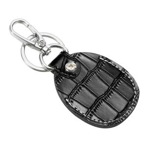 Funda protectora de moda para llavero, tarjetero de acceso, tarjetero para tarjetas de comunidad, con diseño de gota de agua, redondo y rectangular, de cuero vintage - Product Image 1