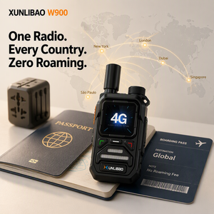 XUNLIBAO W900 <span class=keywords><strong>Talkie</strong></span>-<span class=keywords><strong>walkie</strong></span> portable direct usine, portée mondiale de 5000 <span class=keywords><strong>km</strong></span>, radio PoC 4G LTE GPS longue portée mondiale - Product Image 1
