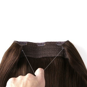 K.SWIGS Extensions de cheveux naturels chinois Remy lisses et soyeux 120g à clips sans pointes fourchues toutes couleurs - Product Image 3
