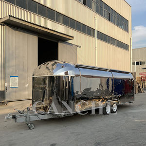 Catering Concesión de alimentos remolques totalmente equipados carrito de comida rápida café helado cocina móvil camión de comida - Product Image 2