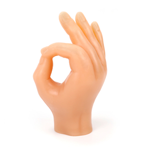 Moule d'entraînement 3D en silicone pour geste OK, modèle de main droite artificielle pour présentation de tatouages - Product Image 2