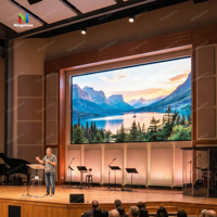 Écran LED intérieur P2 2 mm à pas de pixel fin, couleur pleine, dégradé de couleurs fluide, panneau LED pour réception, salle de presse, auditorium