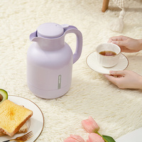 Color personalizado 2L gran capacidad inteligente Drinkware vacío vidrio interior plástico hervidor de agua termo al aire libre hogar cafetera