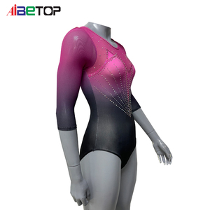 Лидер продаж <span class=keywords><strong>2026</strong></span>: Модные гимнастические купальники для девочек, размеры XXS-XL, дышащие, быстросохнущие, с возможностью нанесения логотипа - Product Image 4