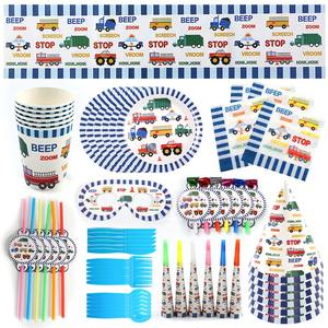 Gobelet et plateau en papier jetable pour les fêtes de Pâques et d'anniversaire des enfants. - Product Image 2