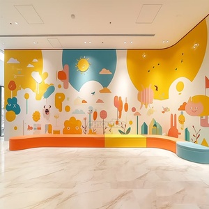 Décor mural moderne 3D Chiquitos, plastique, petites merveilles murales joyeuses, galerie magique, apprentissage ludique <span class=keywords><strong>pour</strong></span> <span class=keywords><strong>la</strong></span> <span class=keywords><strong>maternelle</strong></span> et l'école - Product Image 4