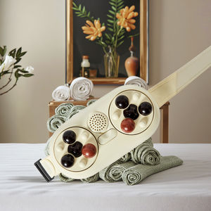 Beauty Electric Bian Stone Máquina de masaje abdominal Cinturón de masaje adelgazante inteligente Pierna Cuello Brazo Cuerpo Masajeador abdominal - Product Image 6