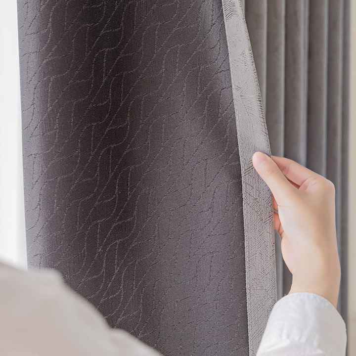 Factory Manufacture Supply Simple Style Linen Blackout Curtain Fabric