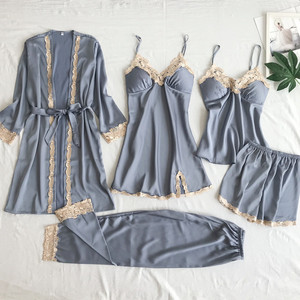 Ensemble de chemises de nuit les plus vendues, robes de nuit sexy pour femme, vêtements de nuit en dentelle pour femme - Product Image 1
