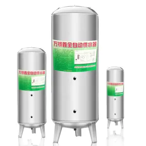 Bomba de água para poço de água, fonte de água sem torre, bomba de pressão automática para uso doméstico, balde de aço inoxidável 304 Wanxin