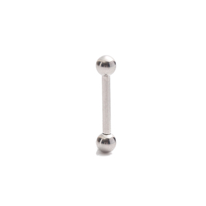 14G ASTM F136 impianta grado <span class=keywords><strong>titanio</strong></span> internamente filettato lingua bilanciere anello di <span class=keywords><strong>titanio</strong></span> <span class=keywords><strong>Piercing</strong></span> gioielli - Product Image 2